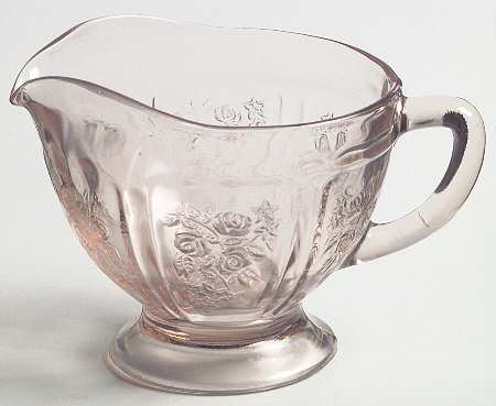Sharon Pink Footed Creamer