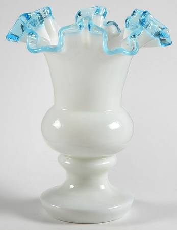 Aqua Crest (Pale Blue) 6" Flower Vase