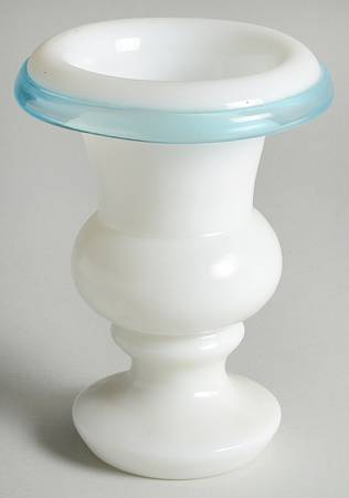 Aqua Crest (Pale Blue) 6" Flower Vase