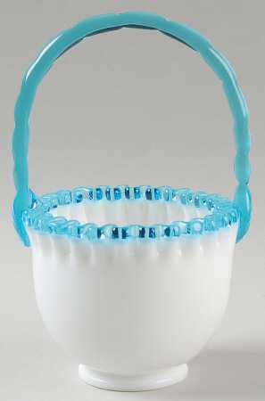 Aqua Crest (Pale Blue) #203 Crests 8" Basket