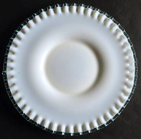 Aqua Crest (Pale Blue) Dinner Plate
