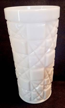 Block and Star Milk Glass Flat Iced Tea