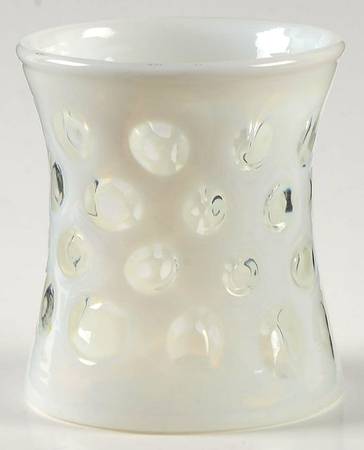 Coin Dot French (Opalescent) 3" Bud Vase