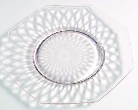 Diamond Optic Pink 7" Salad Plate