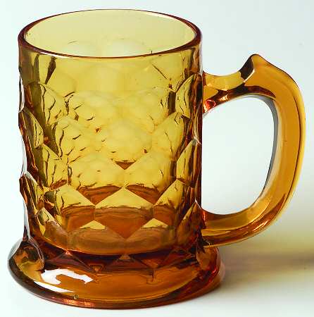 Georgian Amber 8 Oz Mug by Fenton