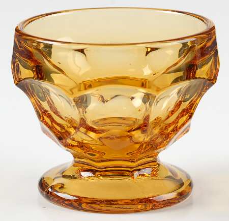 Georgian Amber Champagne/Tall Sherbet by Fenton