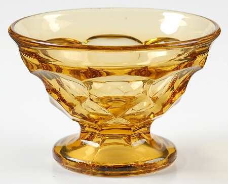 Georgian Amber Champagne/Tall Sherbet by Fenton