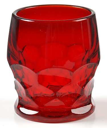 Georgian Ruby Whiskey Glass