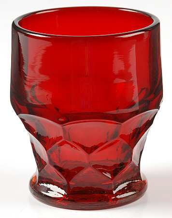 Georgian Ruby 10 Oz Flat Tumbler