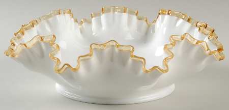 Gold Crest 11" Round Double Crimped Bowl