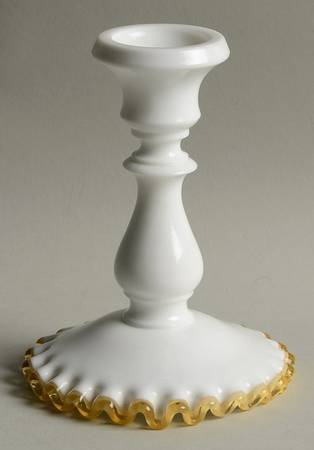 Gold Crest 6" Single Light Candlestick