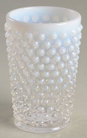 Hobnail French (Opalescent) 12 Oz Flat Tumbler