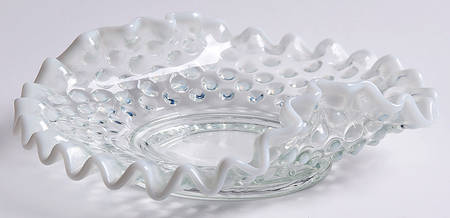 Hobnail French (Opalescent) 6" Bon Bon Plate
