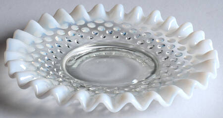 Hobnail French (Opalescent) Mayonnaise Underplate Only by Fenton