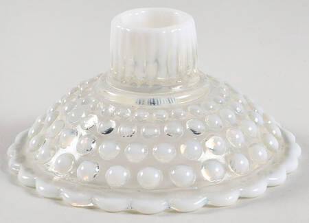 Hobnail French (Opalescent) 3" Single Light Candlestick