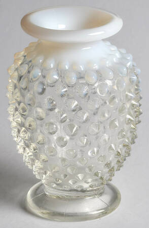 Hobnail French (Opalescent) 3" Miniature Flared Vase