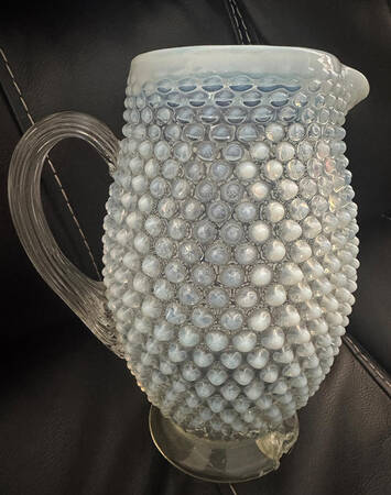 Hobnail French (Opalescent) Tankard Jug