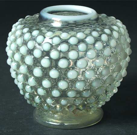 Hobnail French (Opalescent) Small Ginger Jar No Lid