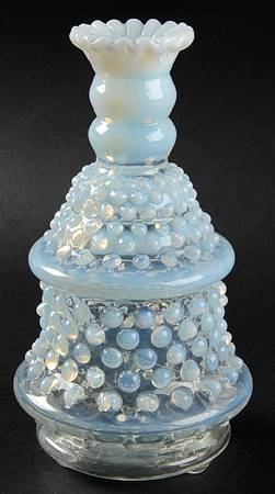 Hobnail French (Opalescent) Electric Lamp Base No Hardware by Fenton