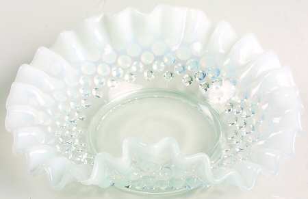 Hobnail French (Opalescent) 6" Oval Bon Bon