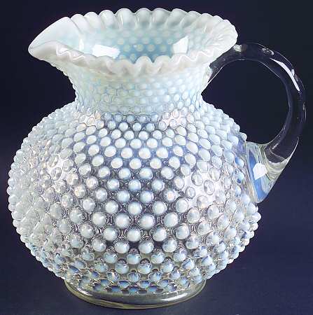 Hobnail French (Opalescent) 80 Oz Jug