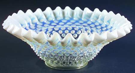 Hobnail French (Opalescent) 9" Flared Bowl