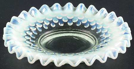 Hobnail French (Opalescent) 6" Bon Bon Plate