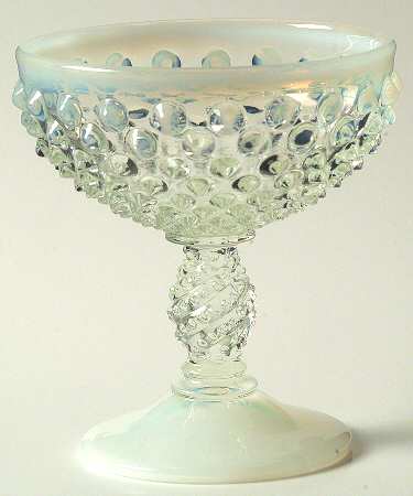 Hobnail French (Opalescent) Champagne/Tall Sherbet