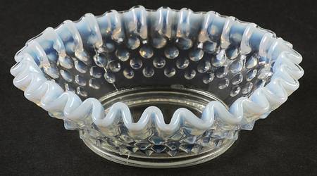Hobnail French (Opalescent) 6" Flared Bon Bon