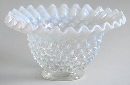 Hobnail French (Opalescent) 6" Flared Bowl