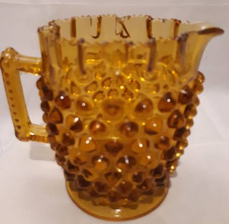 Hobnail Amber (Colonial Amber) Creamer-Mini