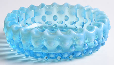 Hobnail Blue (Opalescent) 5" Round Ashtray