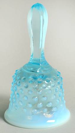 Hobnail Blue (Opalescent) 5" Bell