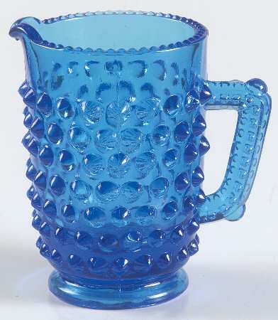 Hobnail Blue (Colonial Blue) Mini Creamer