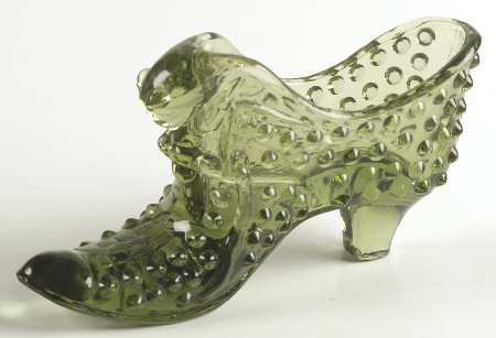 Hobnail Green (Colonial Green) Slipper