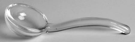 Hobnail Milk Glass Jam Spoon