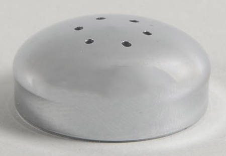 Hobnail Milk Glass Metal Lid for Shaker