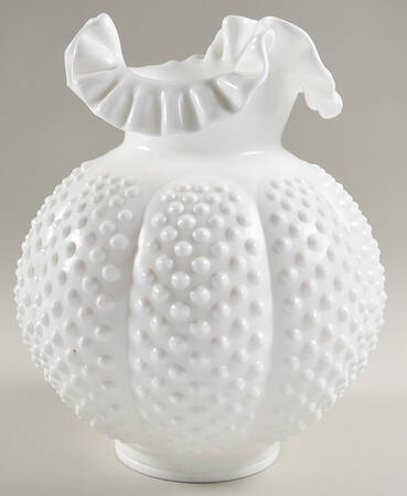 Hobnail Milk Glass Globe for Gone with the Wind Lamp