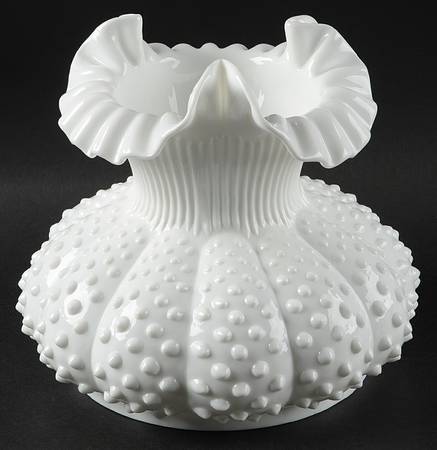 Hobnail Milk Glass Shade for #3807 21" Electric Student Lamp