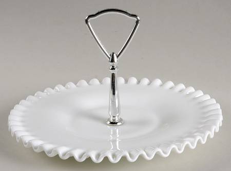 Hobnail Milk Glass Tidbit