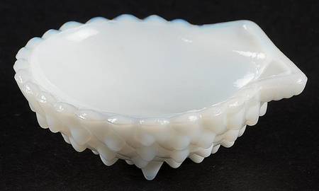 Hobnail Milk Glass Salt Dip