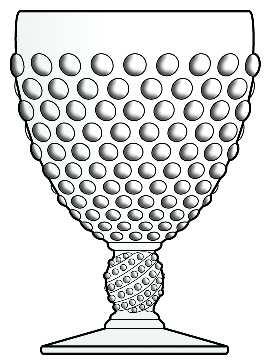 Hobnail Milk Glass