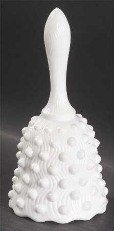 Hobnail Milk Glass 6" Bell