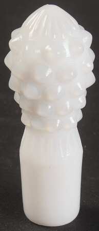 Hobnail Milk Glass Stopper for Oil Cruet