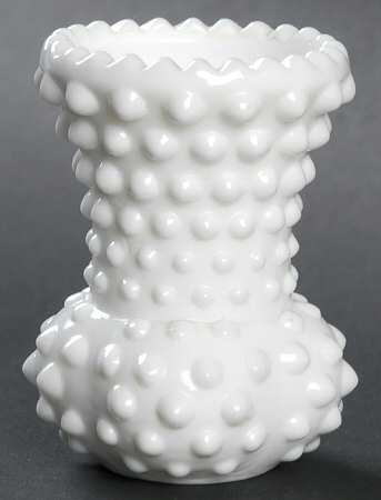 Hobnail Milk Glass Toothpick/Candleholder