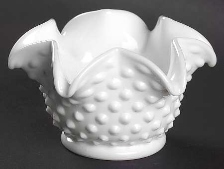 Hobnail Milk Glass Small Star Bon Bon
