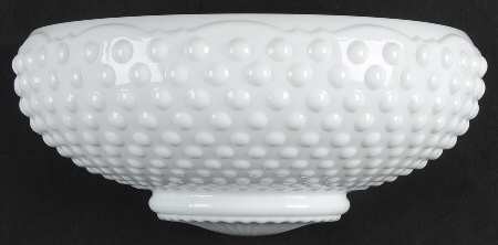Hobnail Milk Glass Lavabo with Lid-Bowl Planter Only