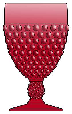 Hobnail Ruby by Fenton
