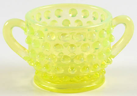 Hobnail Topaz (Opalescent) Individual Open Sugar