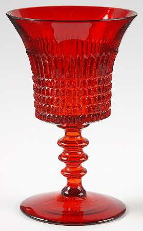 Lincoln Inn Ruby Red Wine Glass